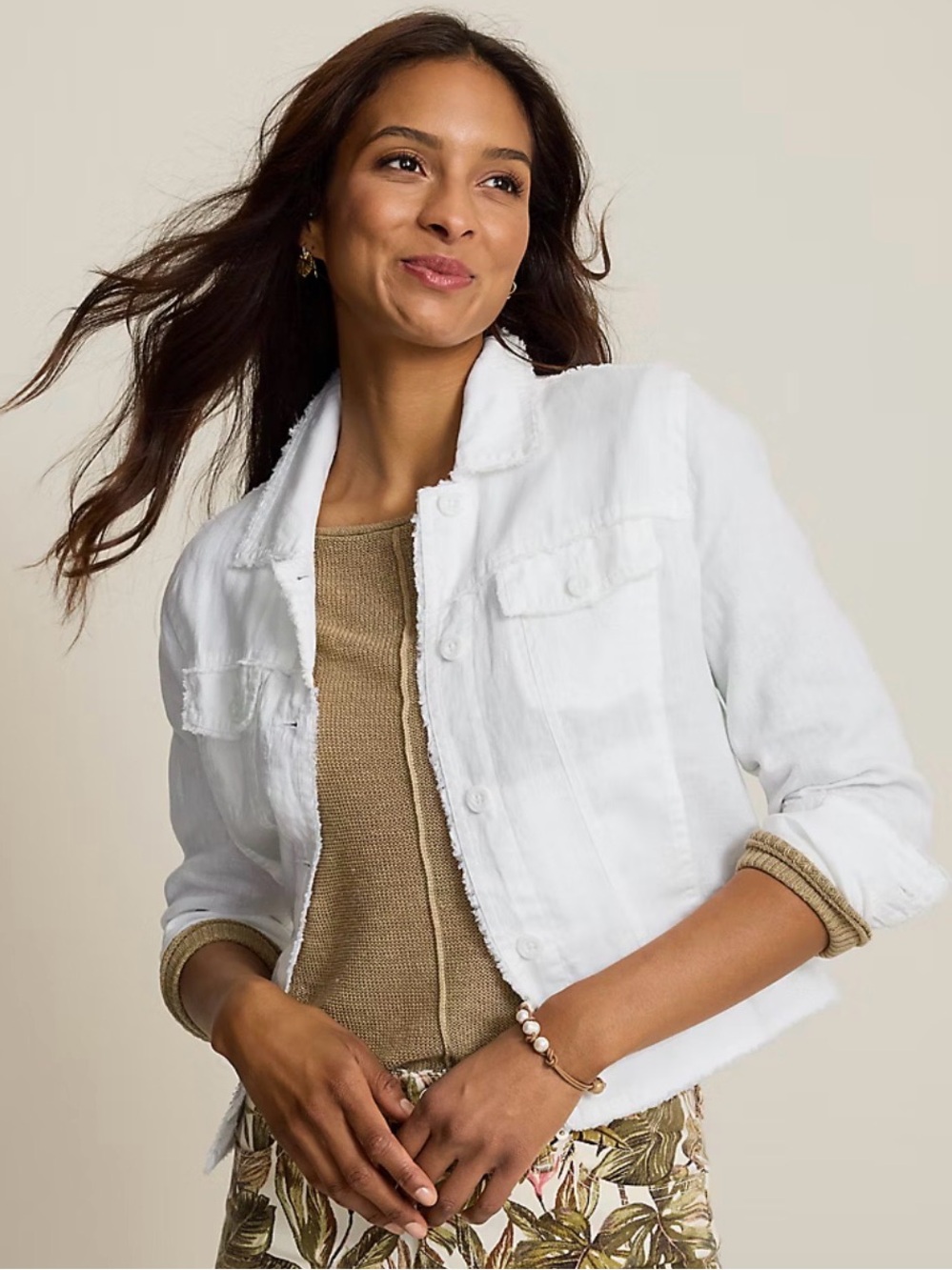 Tommy Bahama White Linen Jacket